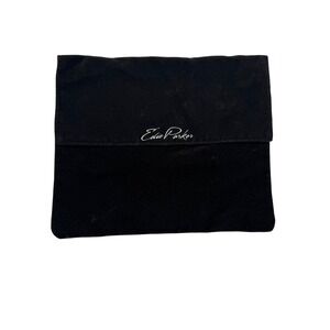Edie Parker‎ Black Velvet Dust Bag and Polishing Cloth 8x11"